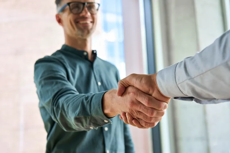meeting Shaking hands for business meeting